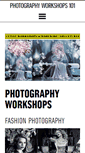Mobile Screenshot of photographyworkshops101.com